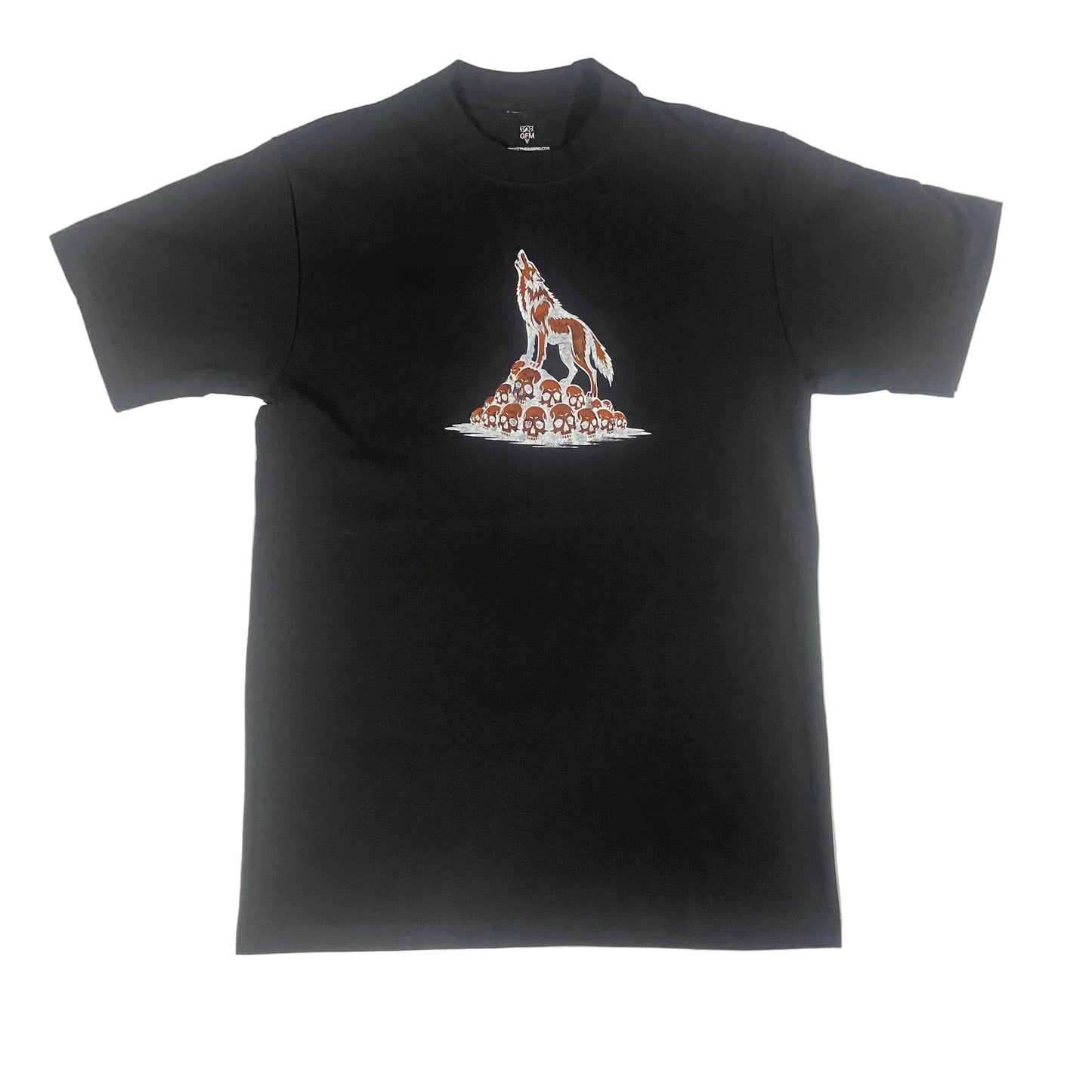 Thoughts Hold Power Tee – Wolf Graphic Motivational T-Shirt | 100% Cotton Screen Printed Shirt