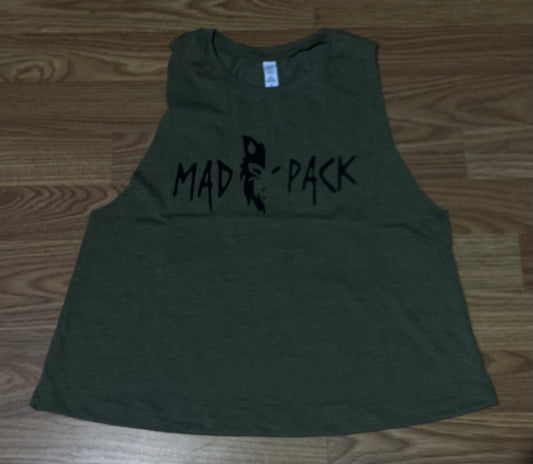 Ladies Green MadPack Tank/Tee