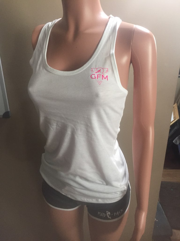 Women's White GFM tank